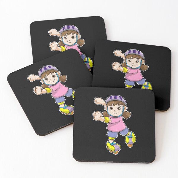 Item preview, Girl as Skater with Inline skates & Helmet designed and sold by Snabdesign84.