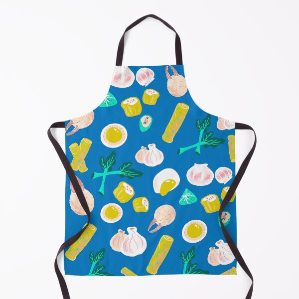 Item preview, Eat Dim Sum Blue by Cindy Rose Studio designed and sold by cindyrosestudio.