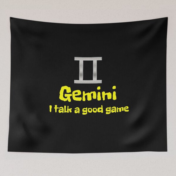 Item preview, I talk a good game Gemini designed and sold by Areashor.