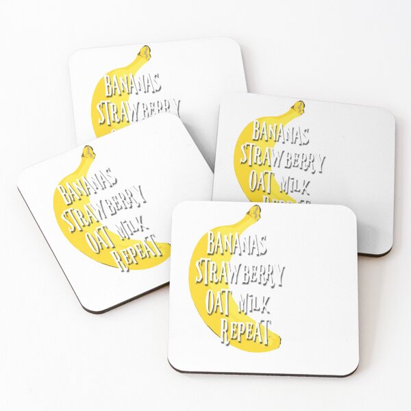 Item preview, Banana Repeat Veganuary Shake Recipe Funny  designed and sold by AMSonArt.