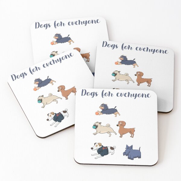 Item preview, Dogs for everyone Cute dogs pattern playing designed and sold by Giovanni's  Brown Quotes.