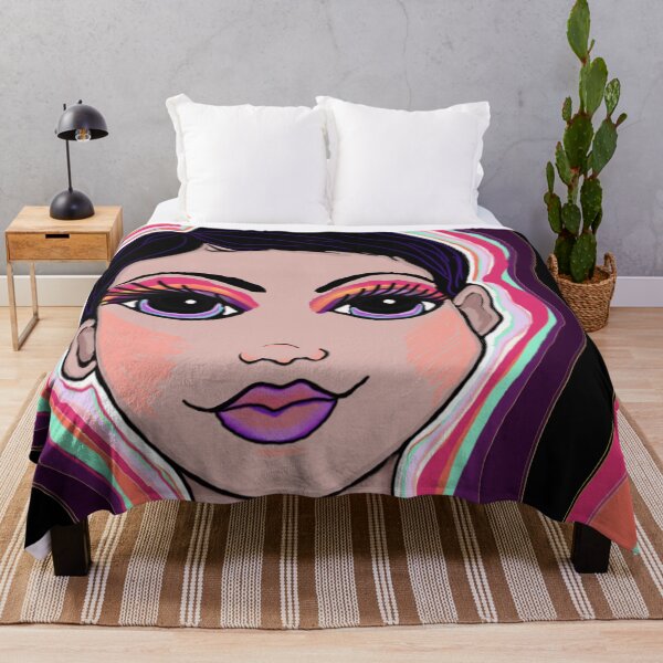 Item preview, colorful female portait designed and sold by Lisa Casineau.