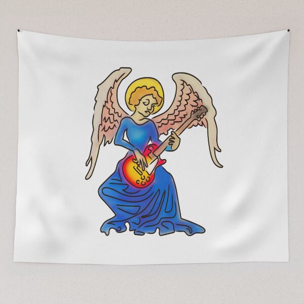 Item preview, guitarist angel designed and sold by Xdelacra.