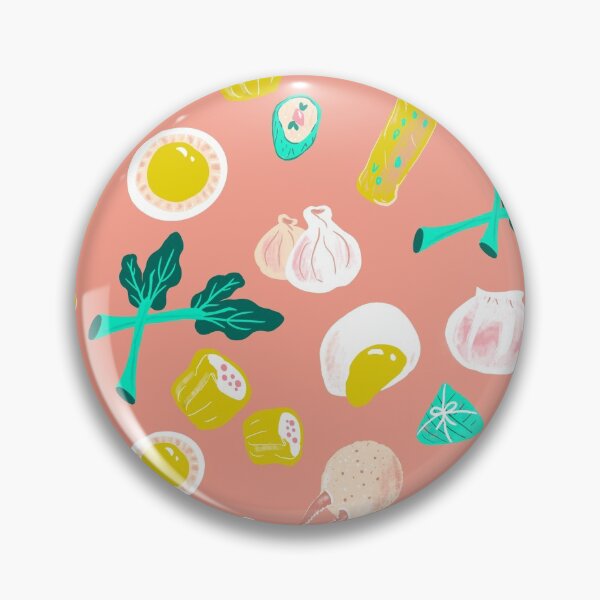 Item preview, Eat Dim Sum Pink by Cindy Rose Studio designed and sold by cindyrosestudio.
