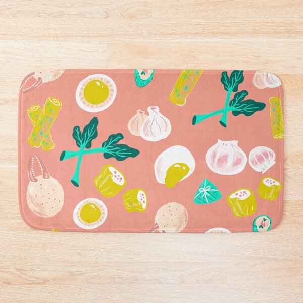Item preview, Eat Dim Sum Pink by Cindy Rose Studio designed and sold by cindyrosestudio.