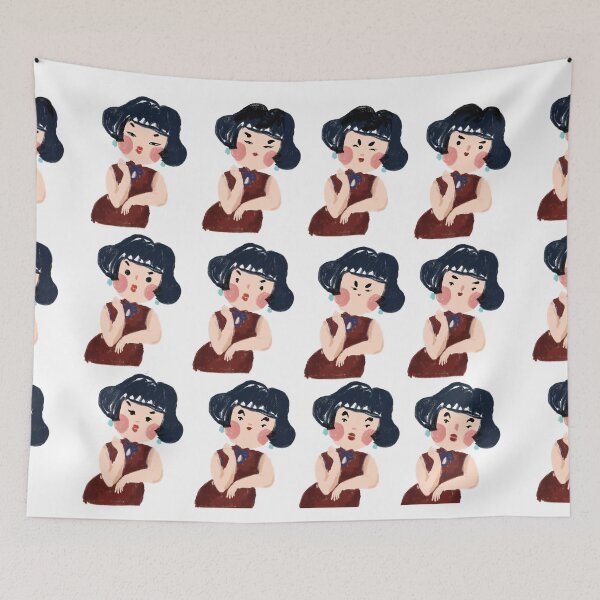 Item preview, Cute Chunky Girls wearing Qipao  designed and sold by ElmLenonn.
