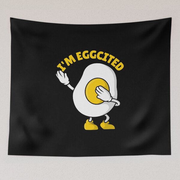 Item preview, Iam Eggcited. You like eggs right? Or eggs with ham and eggs? designed and sold by Zwembad Vergelijker.