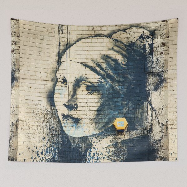Item preview, Girl With A Pierced Eardrum  designed and sold by WE-ARE-BANKSY.