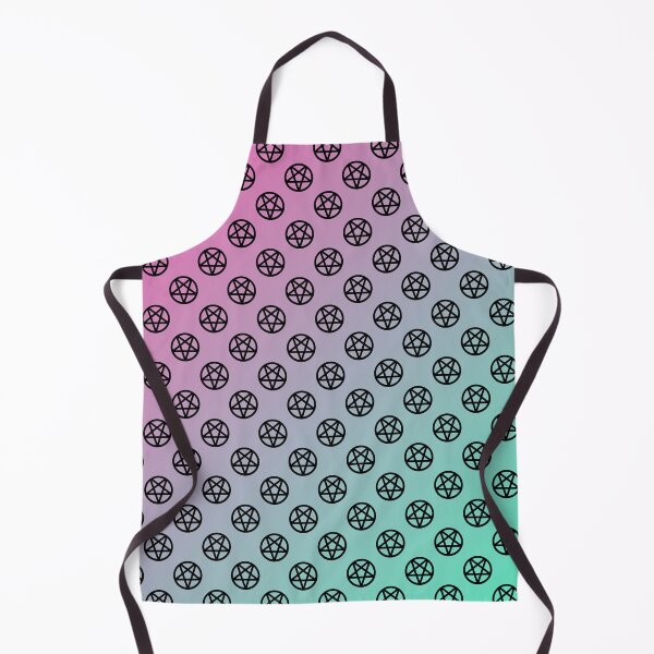 Item preview, Inverted Pentagram Pink/Cyan Color Gradient Pattern | Satanic designed and sold by Godstomper.