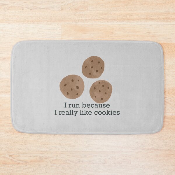 Item preview, I Run Because I Really Like Cookies Unisex T-Shirt designed and sold by Paper Hearteu.