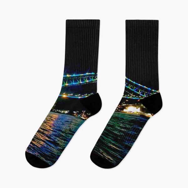 Item preview, Sydney Harbour Bridge Glowing -Vivid Sydney- designed and sold by TheShahinDesign.