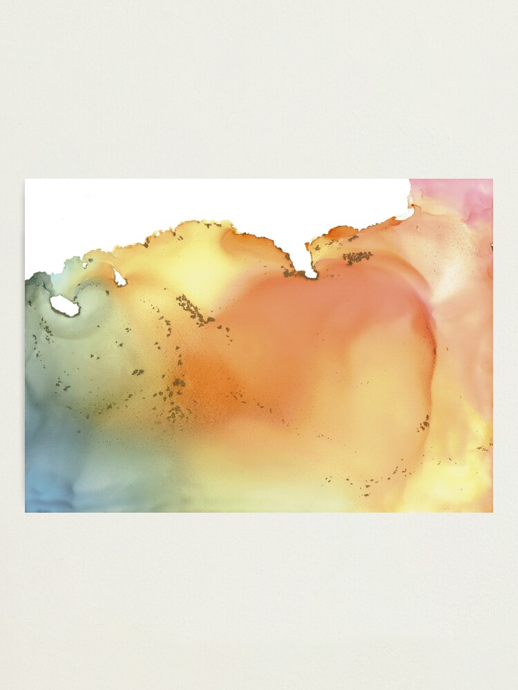 Alternative Ansicht von Alkoholtinte Rainbow Gradient Fotodruck