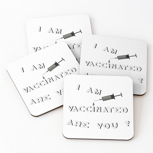 Item preview, I Am Vaccinated Are You designed and sold by GlamOvira.