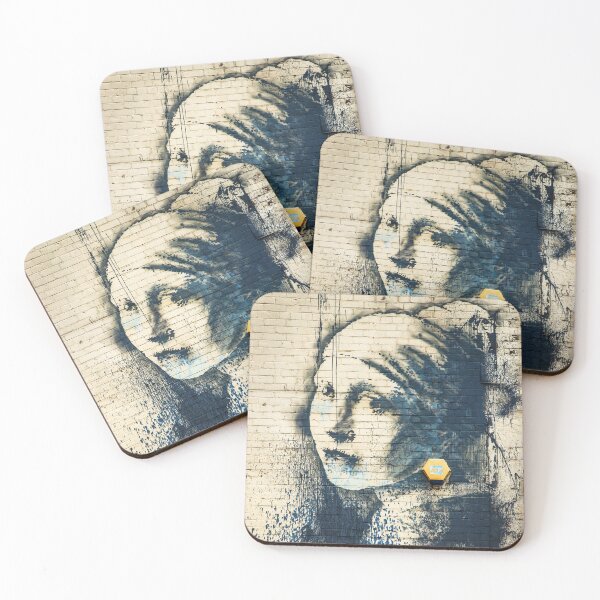 Item preview, Girl With A Pierced Eardrum  designed and sold by WE-ARE-BANKSY.