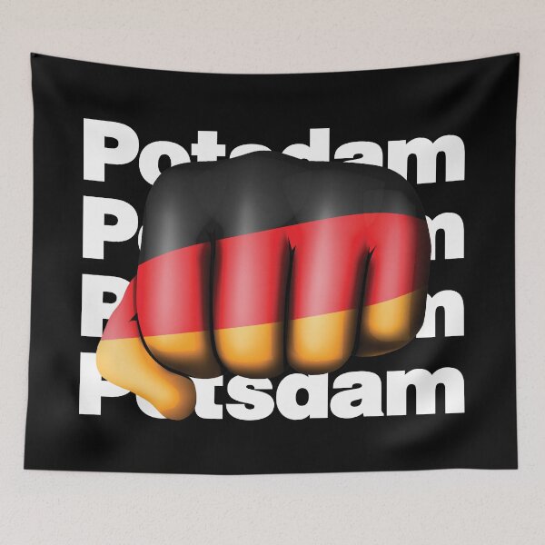 Item preview, Strong Potsdam Germany Fist Deutschland Flag  designed and sold by elhefe.
