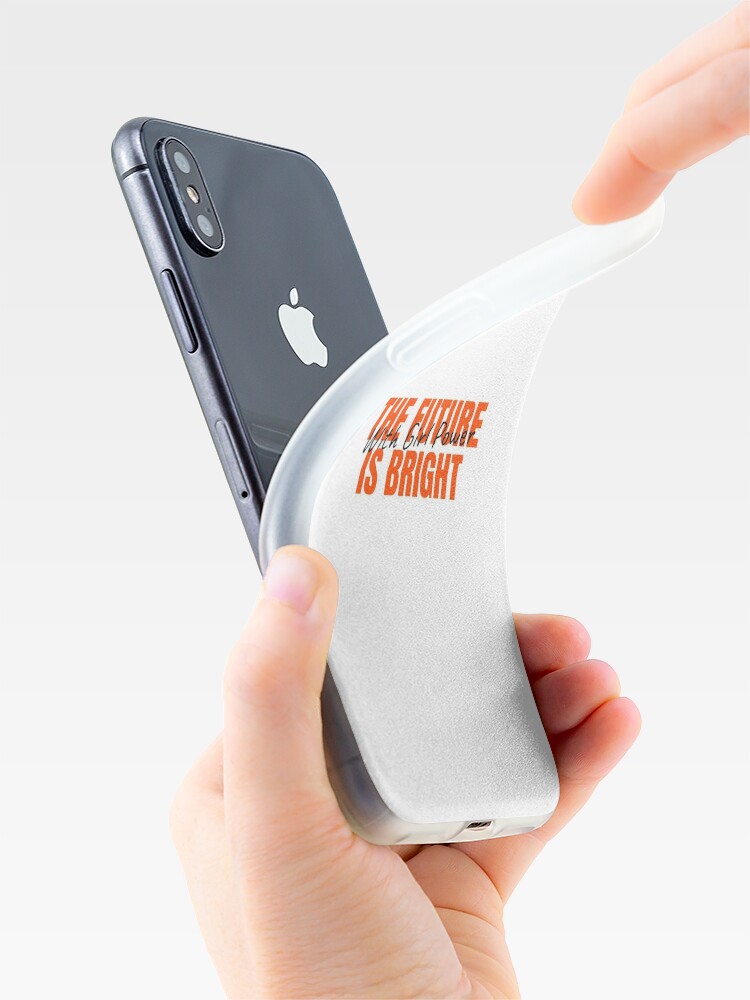 Discover The Future is Bright With Girl Power iPhone Case
