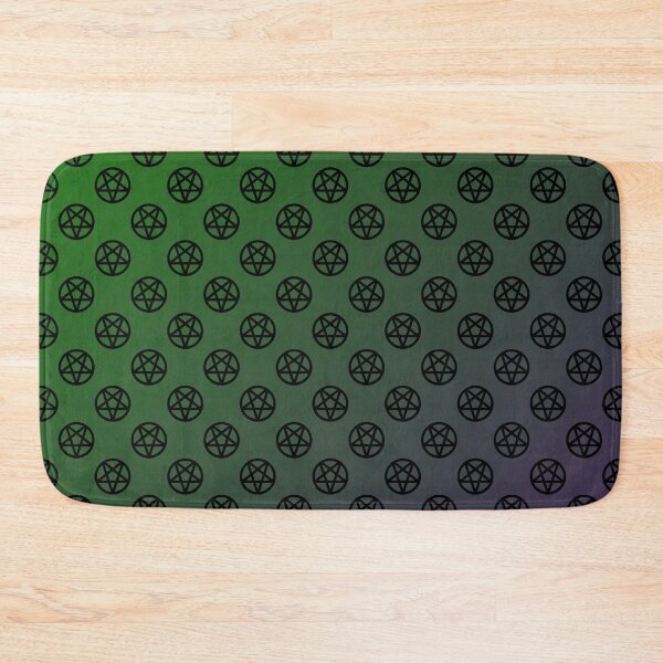 Item preview, Inverted Pentagram Green/Purple Color Gradient Pattern | Satanic designed and sold by Godstomper.