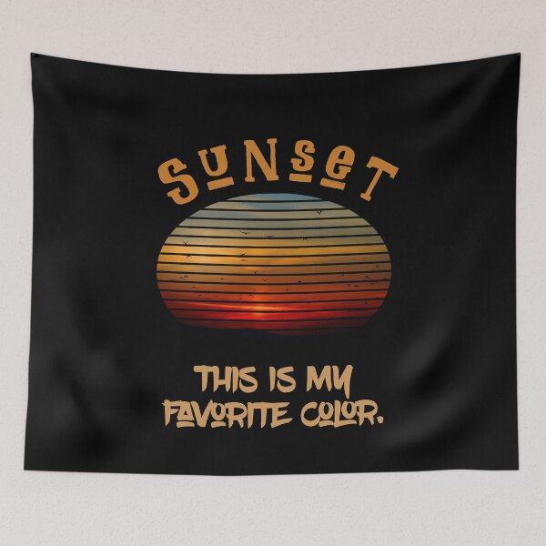 Item preview,  sunset is my favorite color, silhoutte designed and sold by efenem.