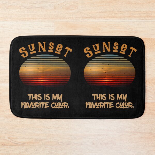 Item preview,  sunset is my favorite color, silhoutte designed and sold by efenem.