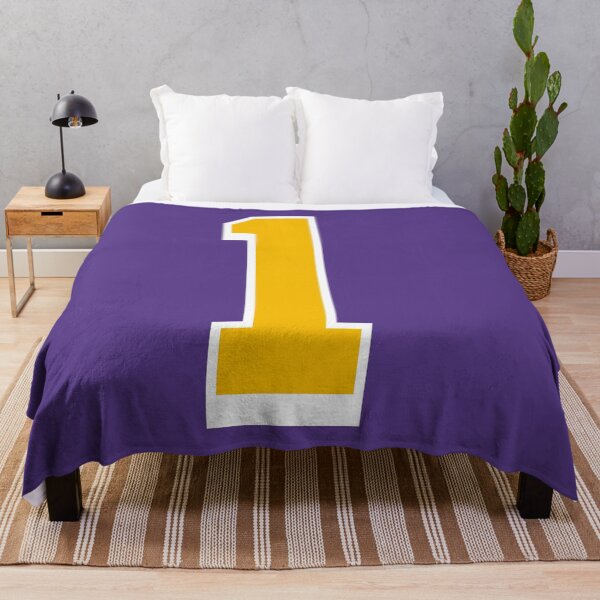 Item preview, 1 Yellow Number one Purple Basketball Jersey designed and sold by elhefe.