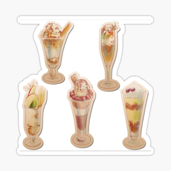 Item preview, Dessert Stickers designed and sold by MShop Co.