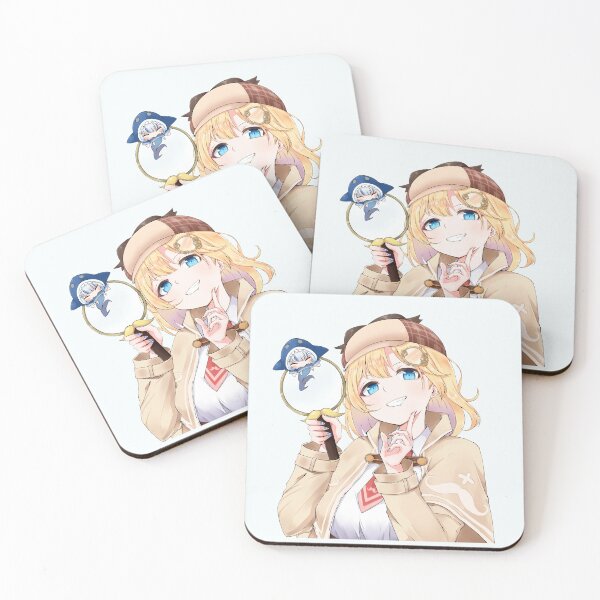 Item preview, Amelia Watson with Chibi Gawr Gura Hololive designed and sold by Gawrgura.