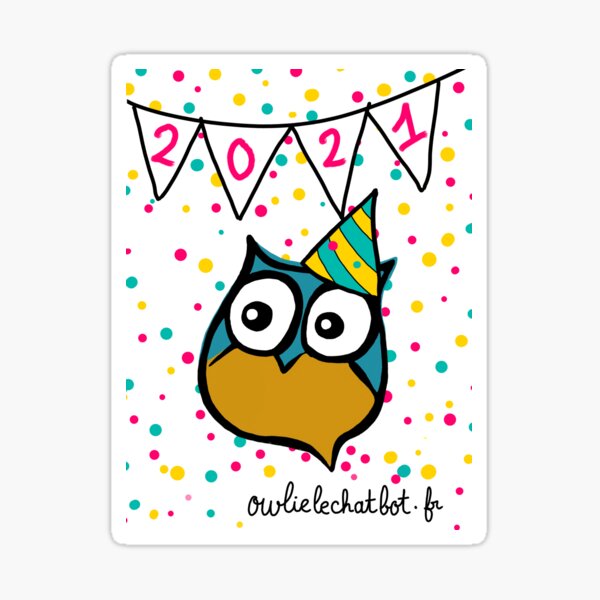 Item preview, Owlie the chatbot (2021) designed and sold by MentaLee.