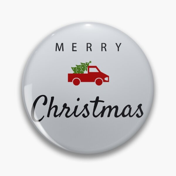 Item preview, Merry Christmas red truck & xams tree designed and sold by Redchilly.
