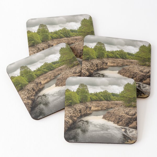 Item preview, Water of Ken river flowing through a rocky gorge near Dalry, Galloway, Scotland designed and sold by SnapTPhotograph.