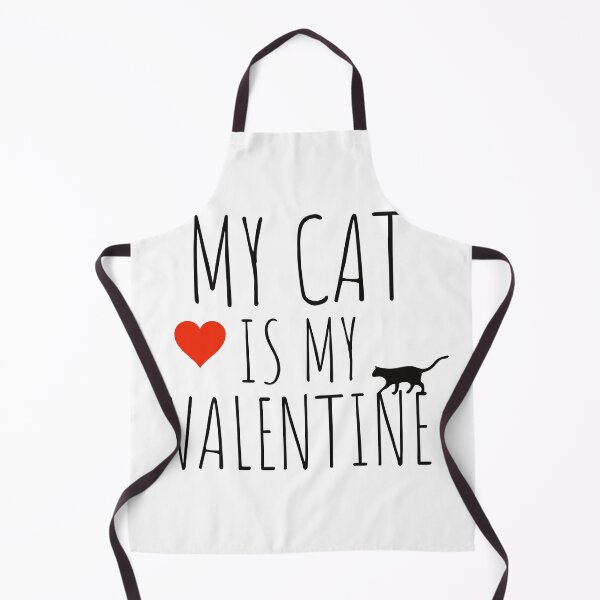 Item preview, my cat is my valentine - love - minimal - heart - loving - valentines designed and sold by Tropical Blood.
