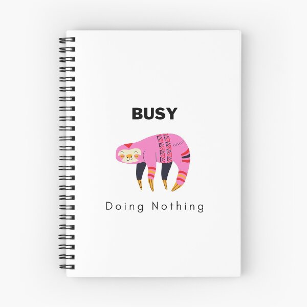 Item preview, Busy Doing Nothing - Sloth life -  gift ideas - funny t-shirt  designed and sold by MDclothingshop.