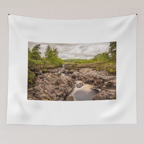 Item preview, Rare photo of Earlstoun Linn Waterfall exposed, due to draining Earlstoun Loch Dam designed and sold by SnapTPhotograph.