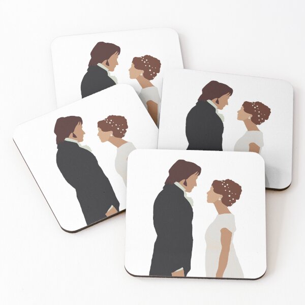 Item preview, Lizzie & Darcy - Pride and Prejudice designed and sold by stickersisters.