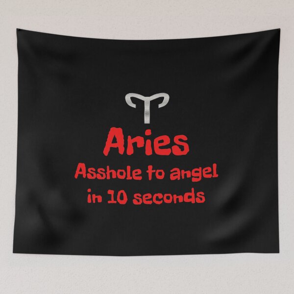 Item preview, Asshole to angel in 10 seconds Aries designed and sold by Areashor.
