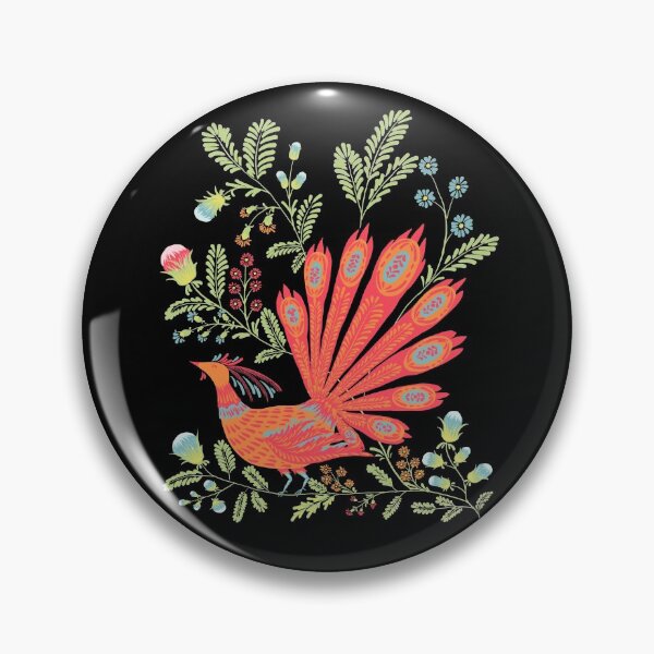 Item preview, Firebird - Cute Floral Vintage Ukrainian Vyshyvanka Style Gift designed and sold by r-silver.