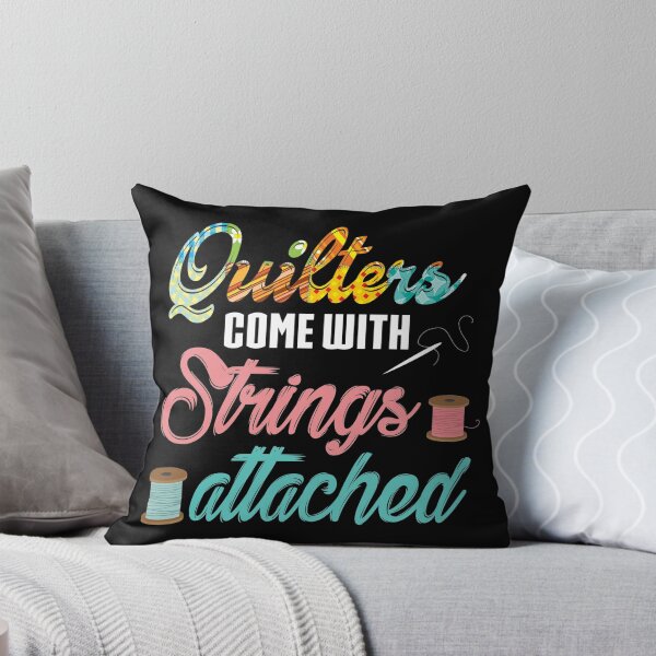 Item preview, Quilters Strings Attached Pun Sewing Quilting designed and sold by Charles Brian.