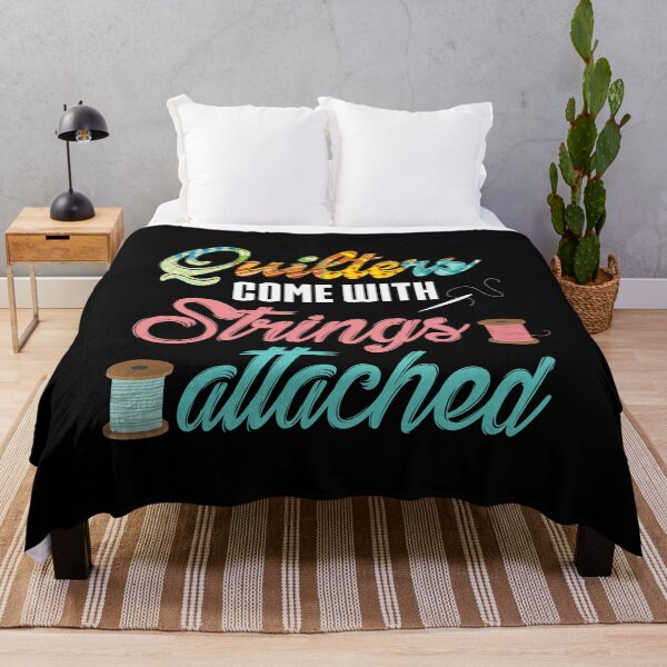 Item preview, Quilters Strings Attached Pun Sewing Quilting designed and sold by Charles Brian.