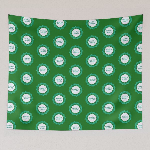 Item preview, Health is Wealth designed and sold by Ayurveda Fun Store.