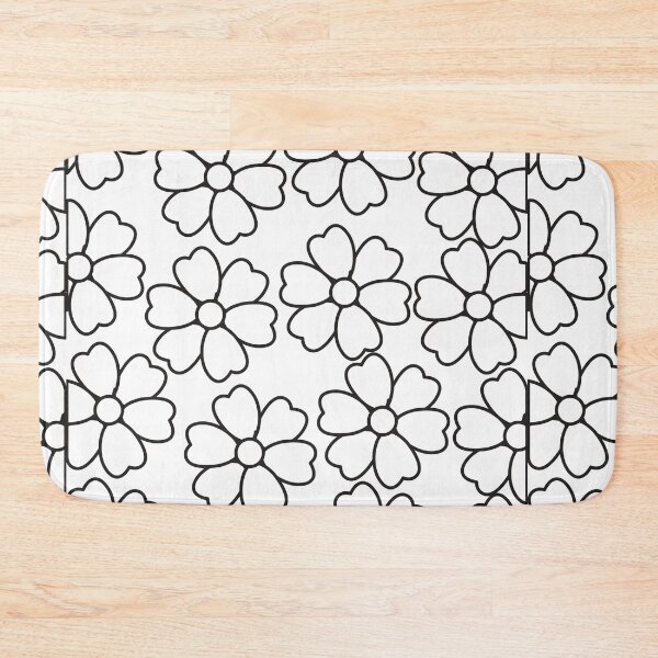 Item preview, Vintage Flower Pattern, Black and White floral patterns , Cool flower patterns  designed and sold by garniturex.