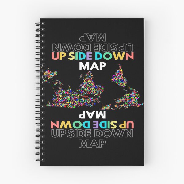 Item preview, Upside Down Map - Color Full World Map designed and sold by mewsis.
