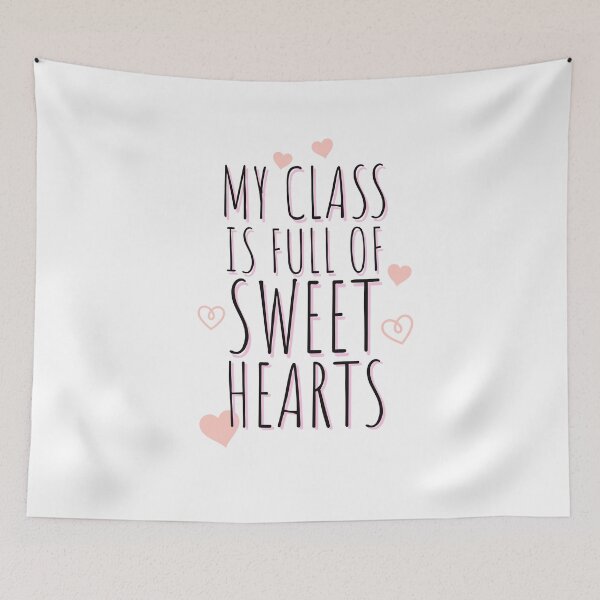 Item preview, TEACHER - BEST TEACHER EVER - MY CLASS IS FULL OF SWEET HEARTS  designed and sold by Tropical Blood.