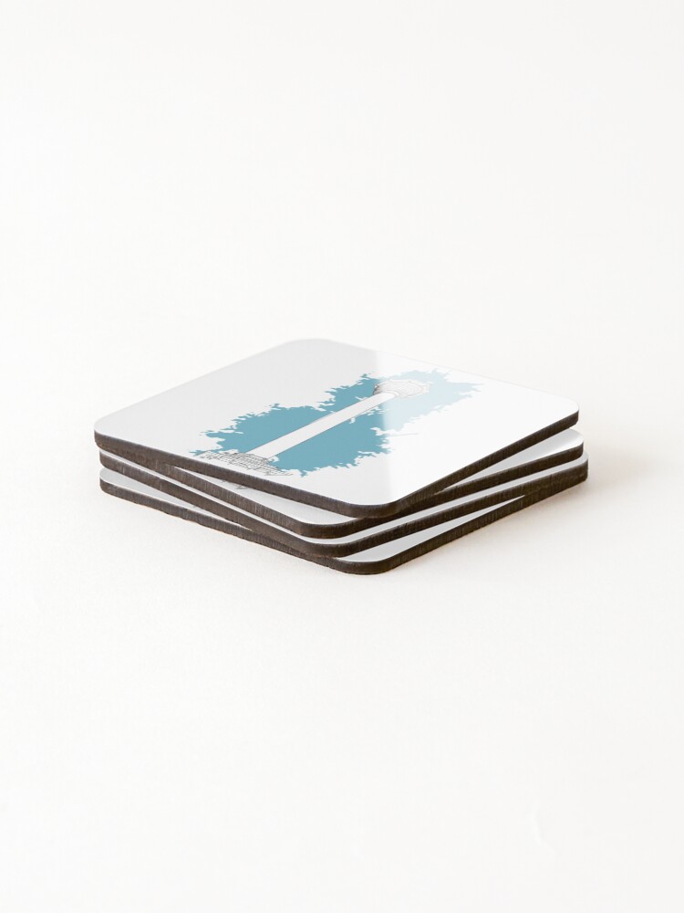 Thumbnail 4 of 5, Coasters (Set of 4), Busan tower designed and sold by LLLUID.