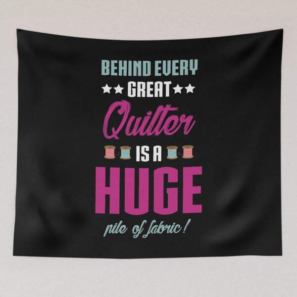 Item preview, Behind Every Great Quilter Is A Huge Pile Of Fabric Gift designed and sold by Charles Brian.