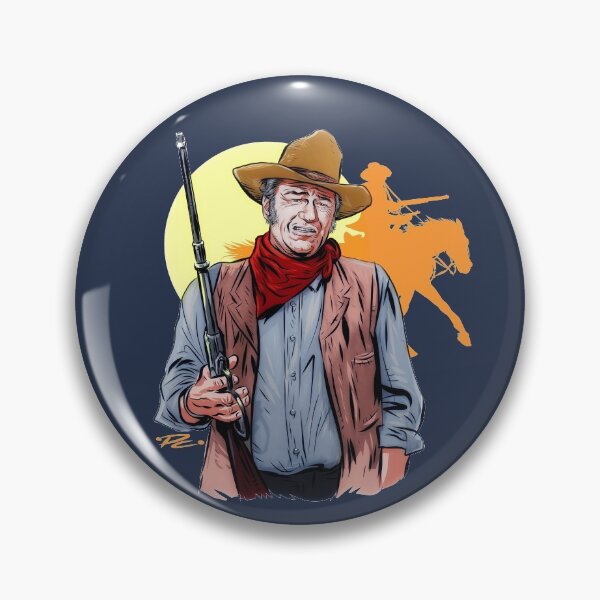 Item preview, John Wayne - An illustration by Paul Cemmick designed and sold by TIGERDAVER.