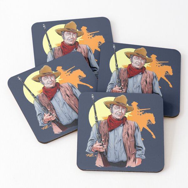 Item preview, John Wayne - An illustration by Paul Cemmick designed and sold by TIGERDAVER.