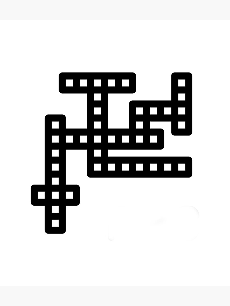 hierarchy-crossword-poster-by-noamangarrabb-redbubble