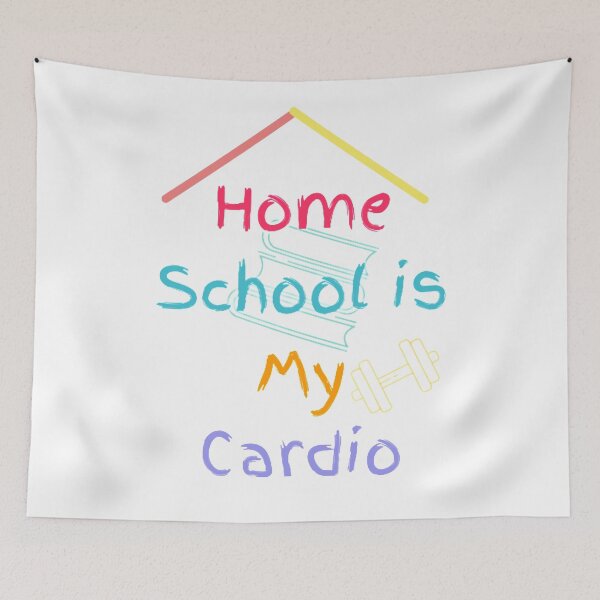 Item preview, Home School is My Cardio designed and sold by LaylaCreator.