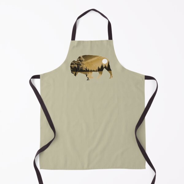 Artikelvorschau, Buffalo Nature Scene Design Gold entworfen und verkauft von Paula Helit.