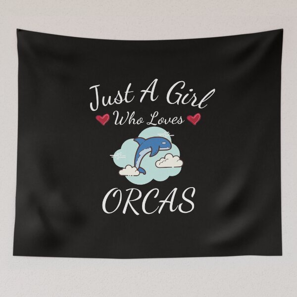 Item preview, Just a girl who loves Orcas designed and sold by malek24.