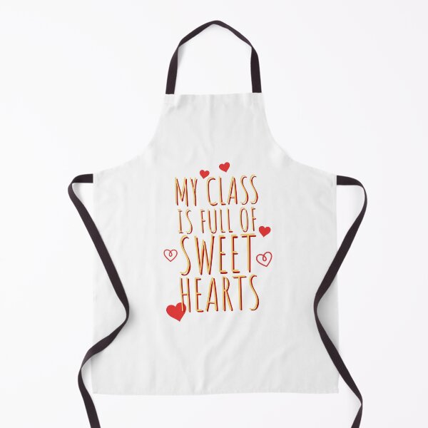 Item preview, BEST TEACHER - MY CLASS IS FULL OF SWEET HEARTS - HEARTS - TEACHERS designed and sold by Tropical Blood.